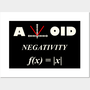 Avoid Negativity Posters and Art